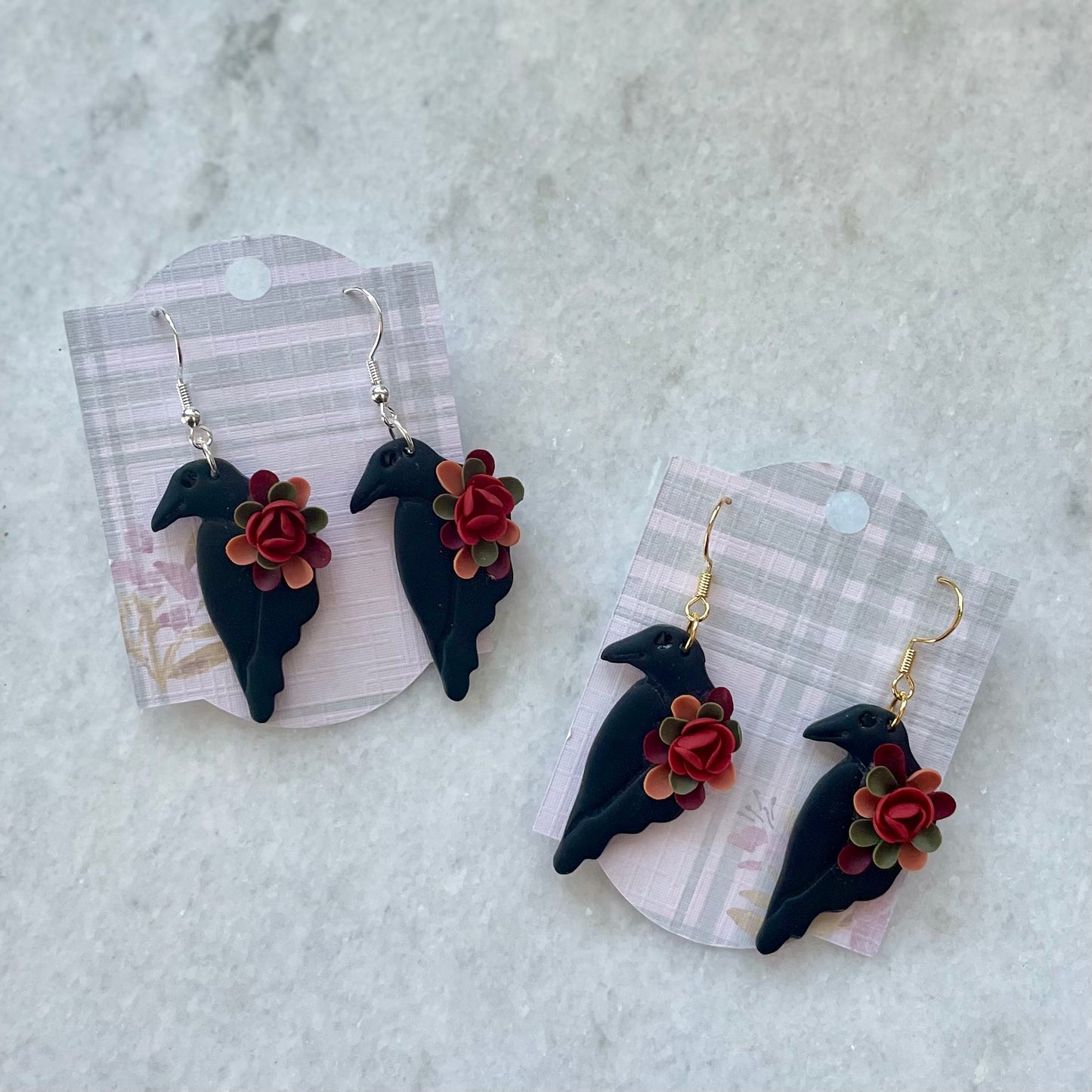 Floral Ravens
