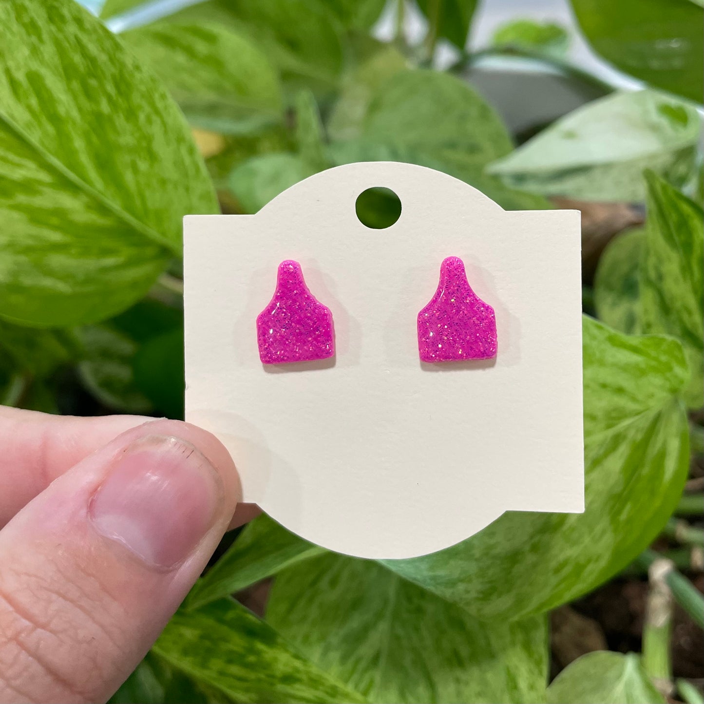Cow Tag Studs