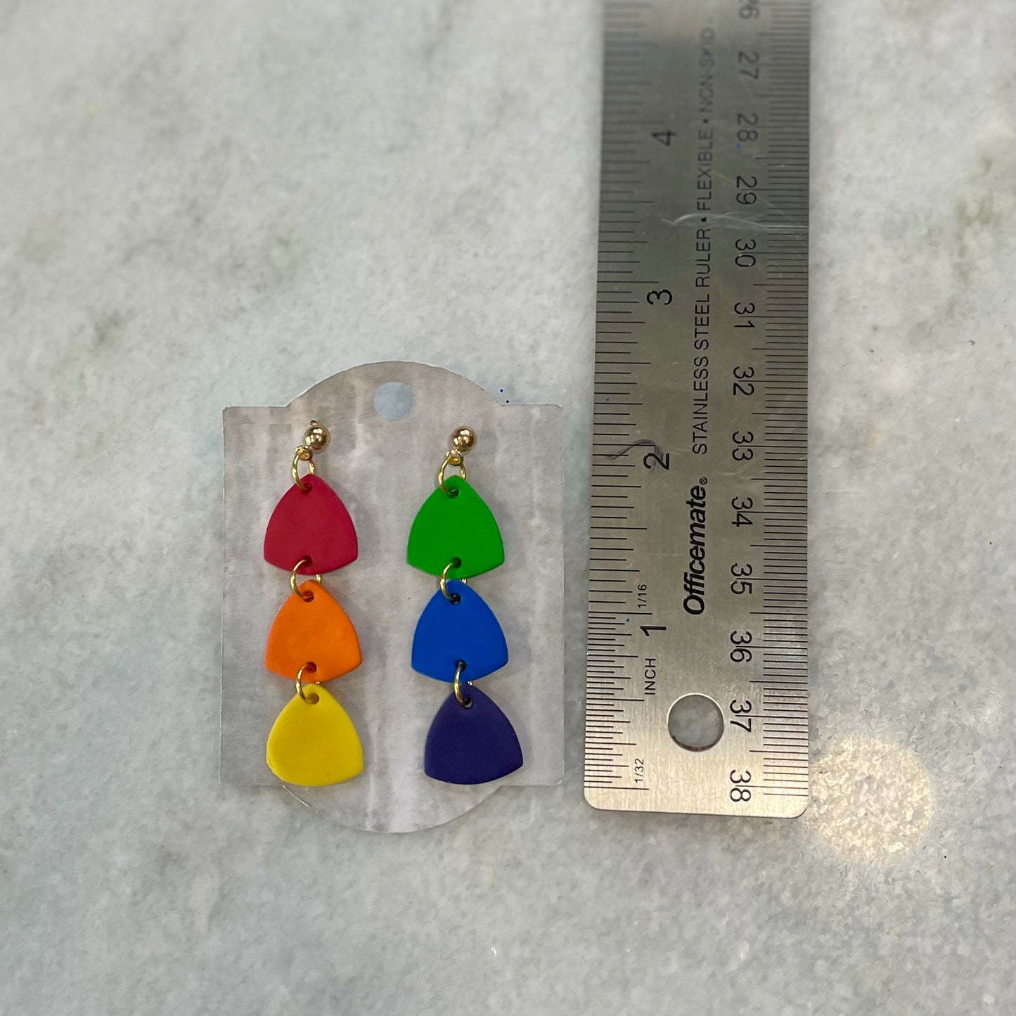Rainbow Triangle Dangles