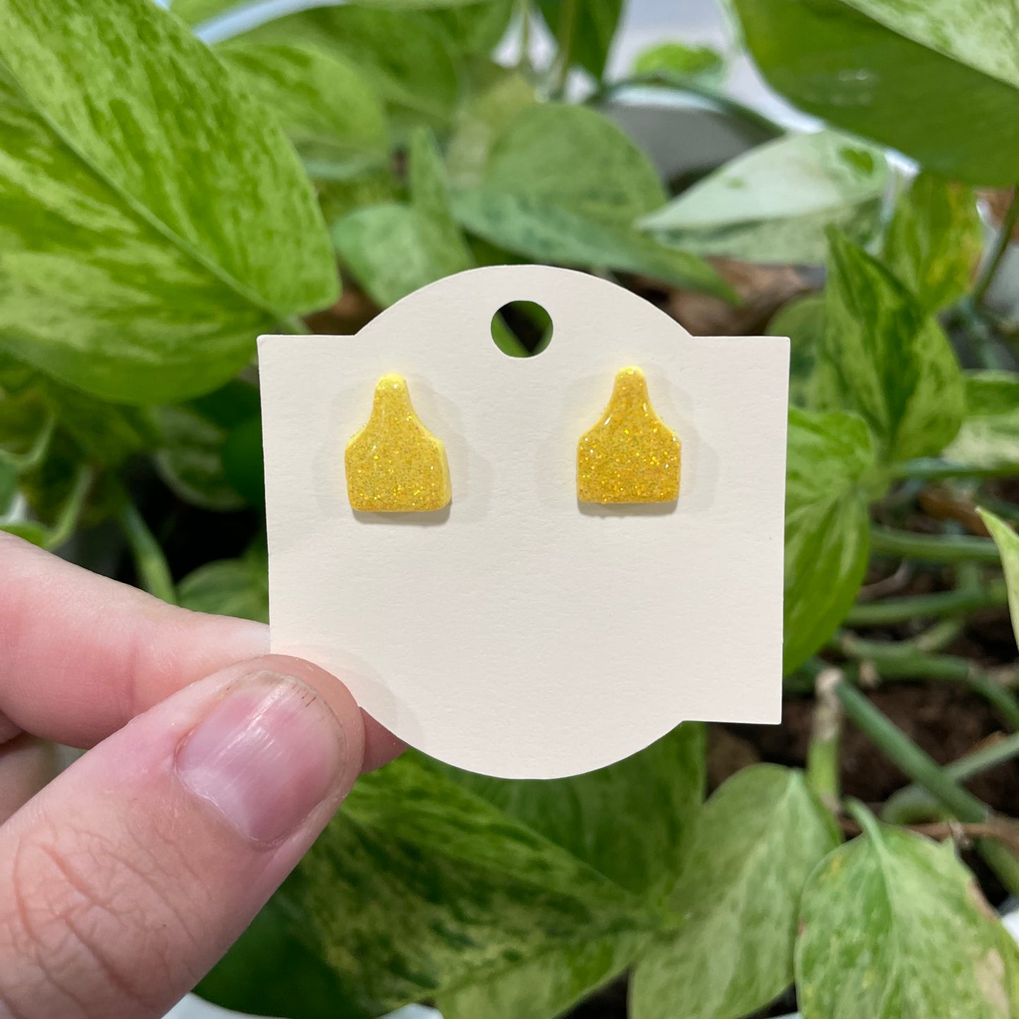 Cow Tag Studs