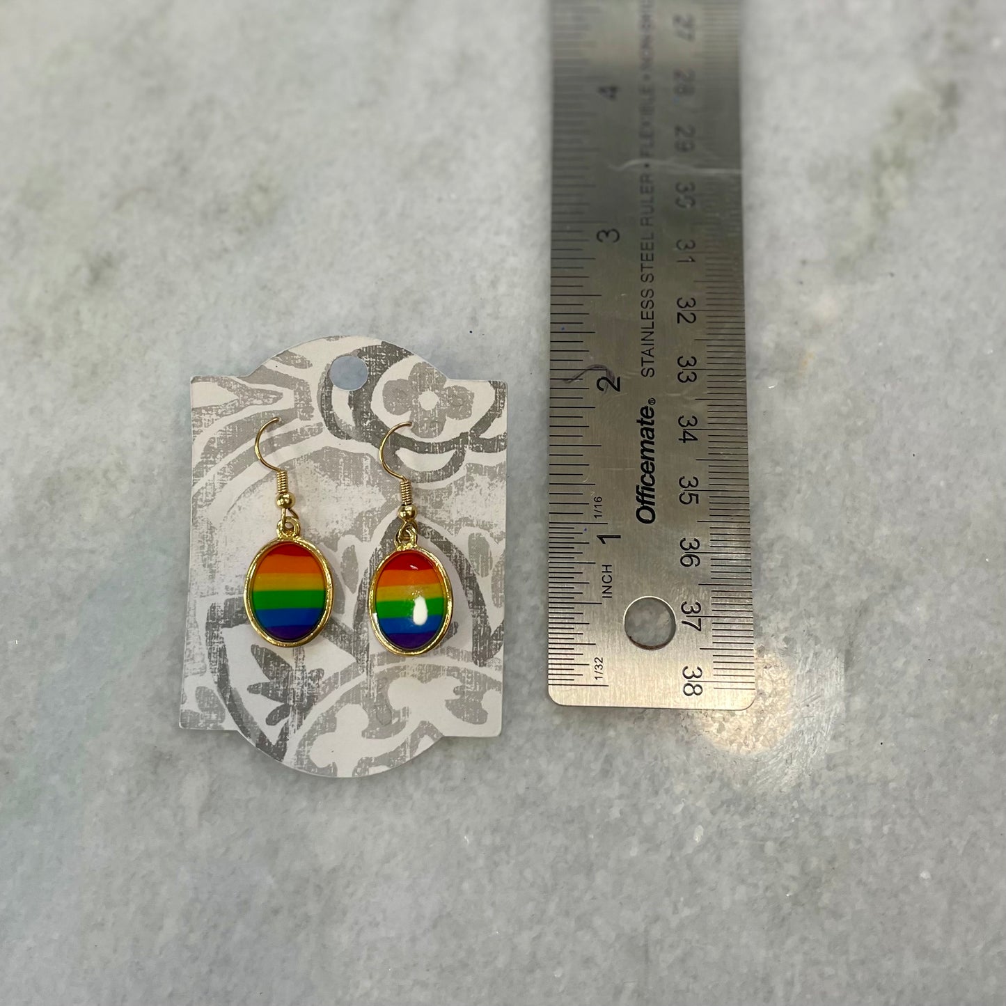 Rainbow Oval Bezel