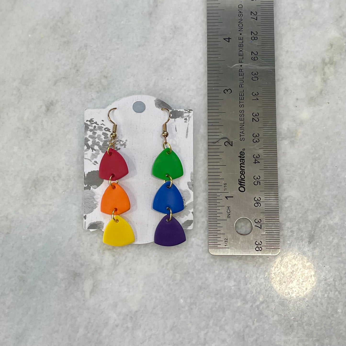 Rainbow Triangle Dangles