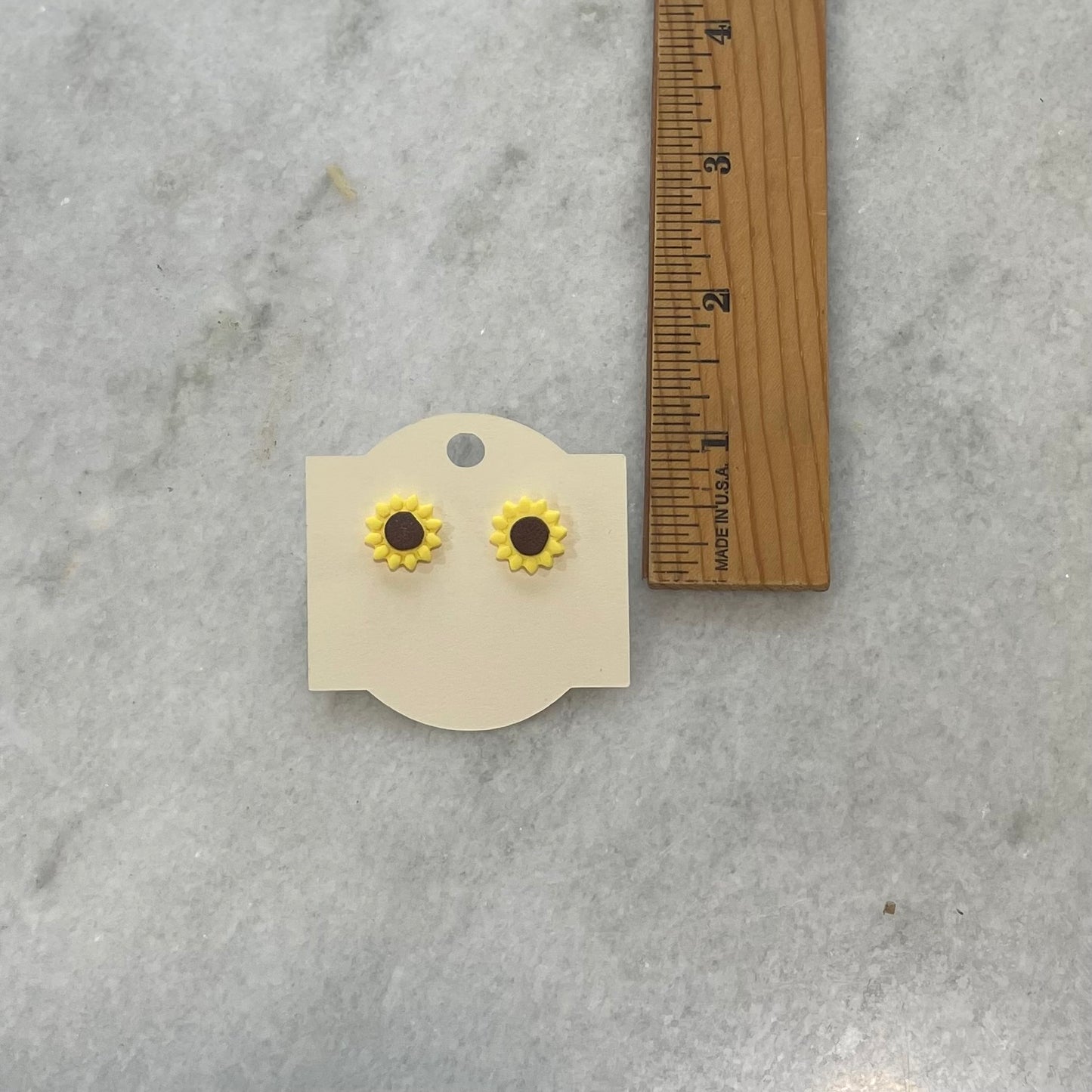 Fresh Sunflower Studs
