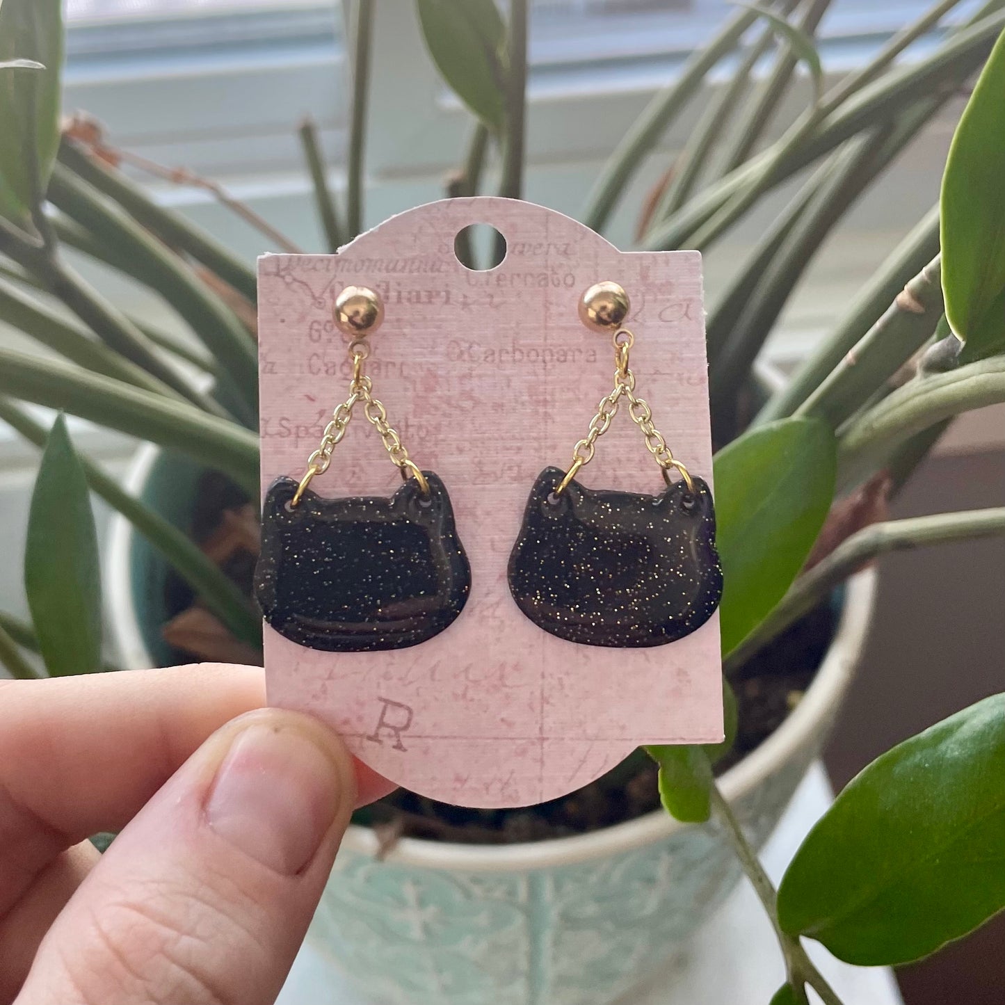 Black Sparkly Cats