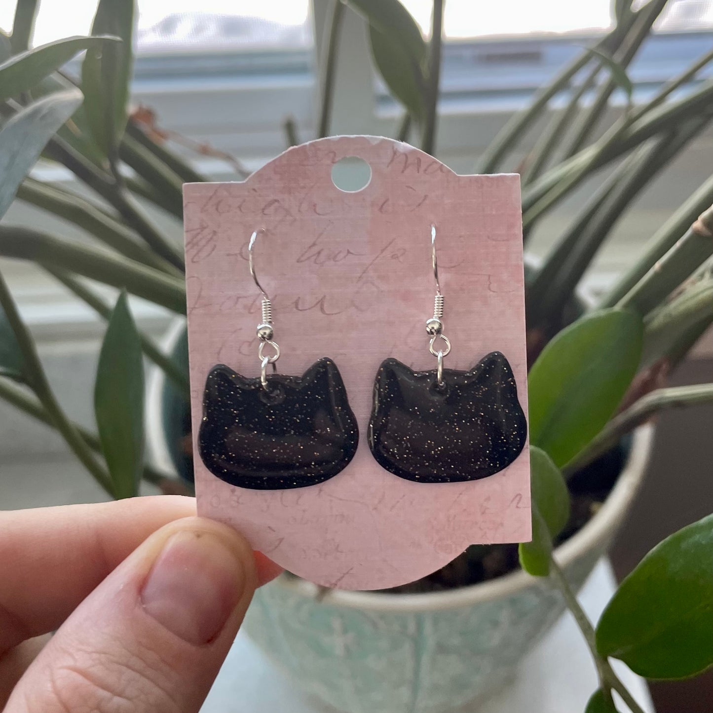 Black Sparkly Cats