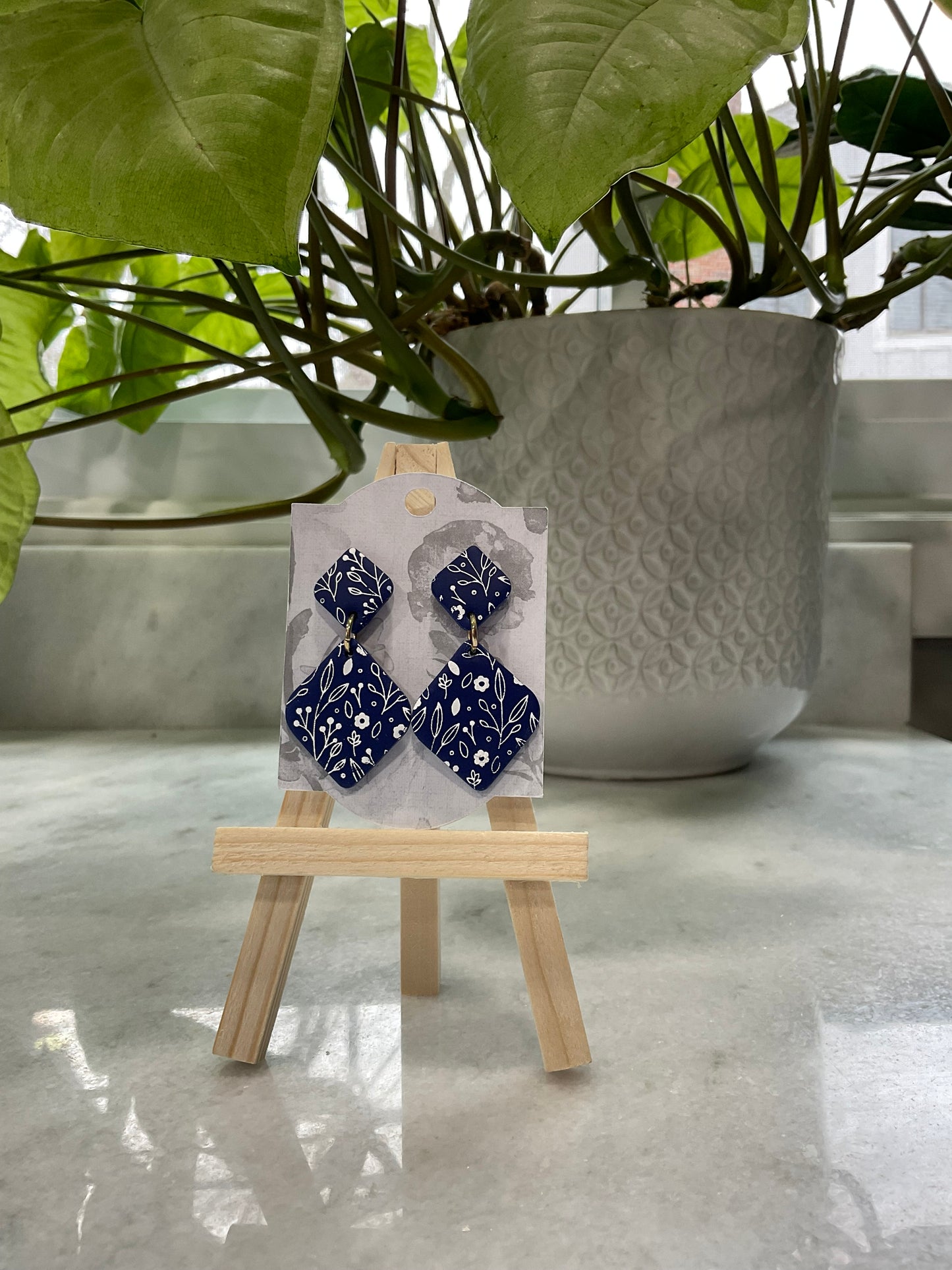 Navy Floral Trisha