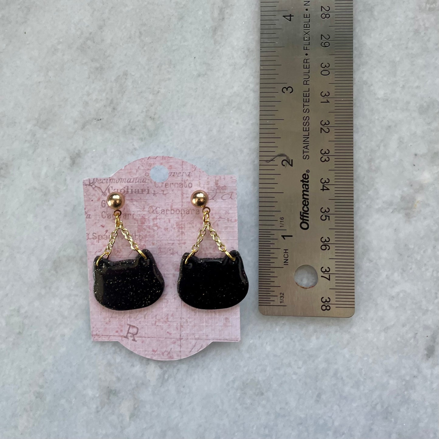 Black Sparkly Cats