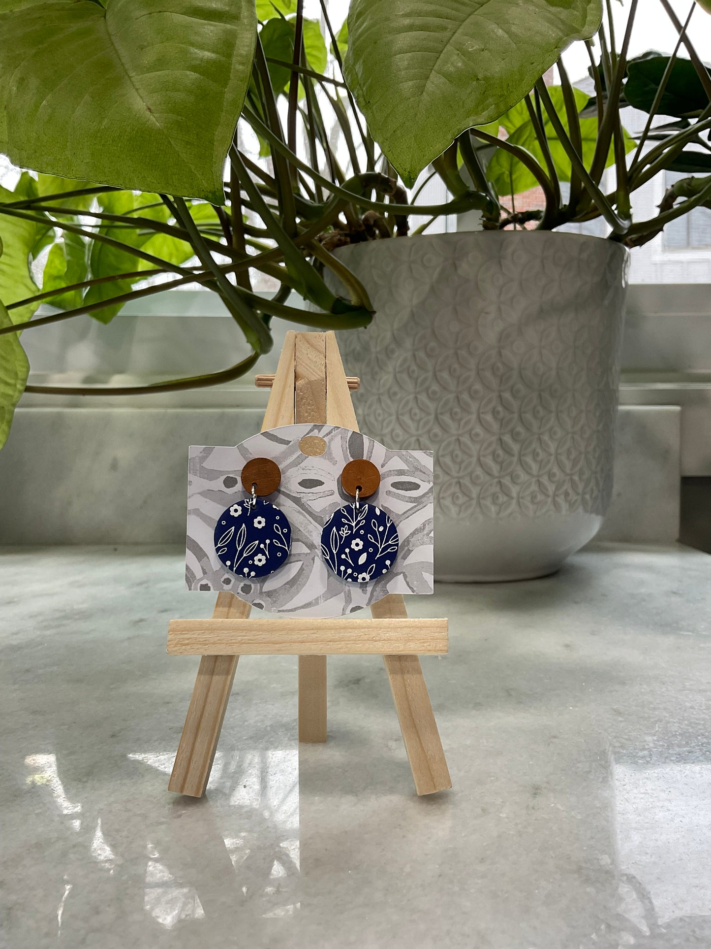 Navy Floral Emmy