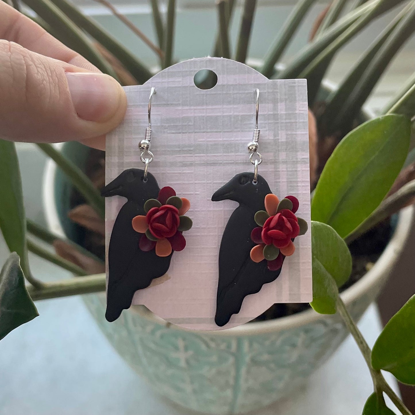Floral Ravens