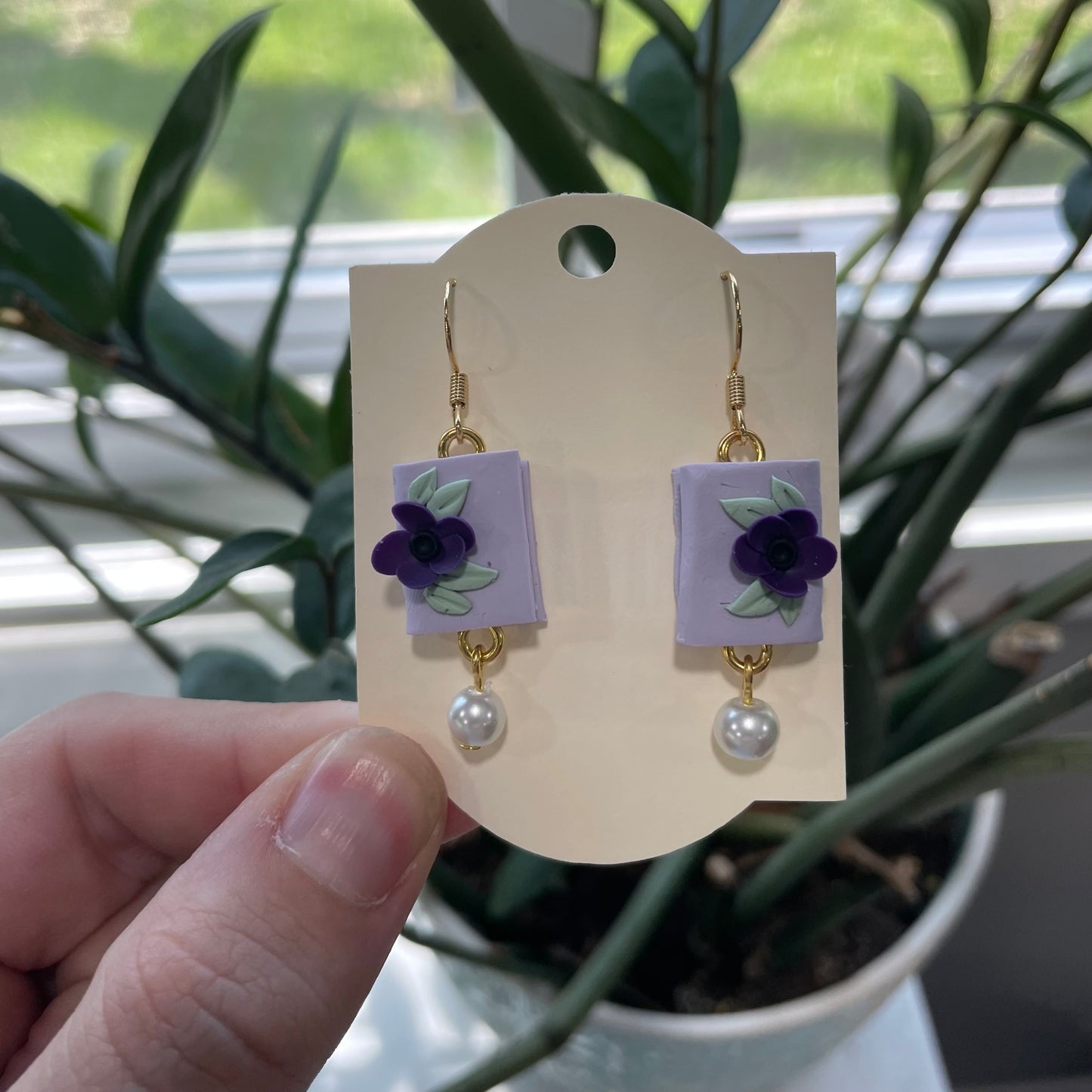 Purple Floral Books