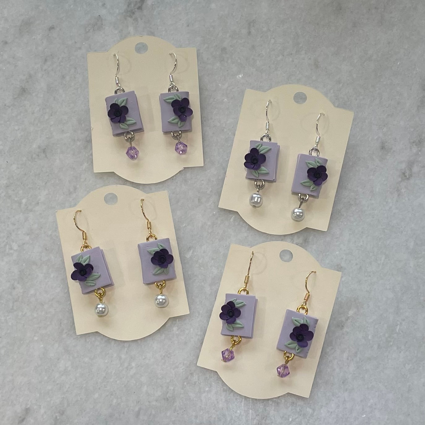 Purple Floral Books