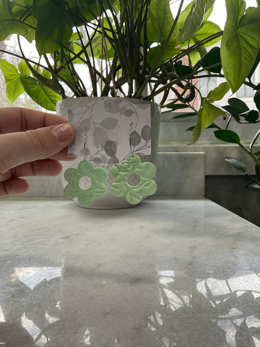 Retro Floral Spring Greens