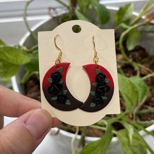 Red Ombre Moons