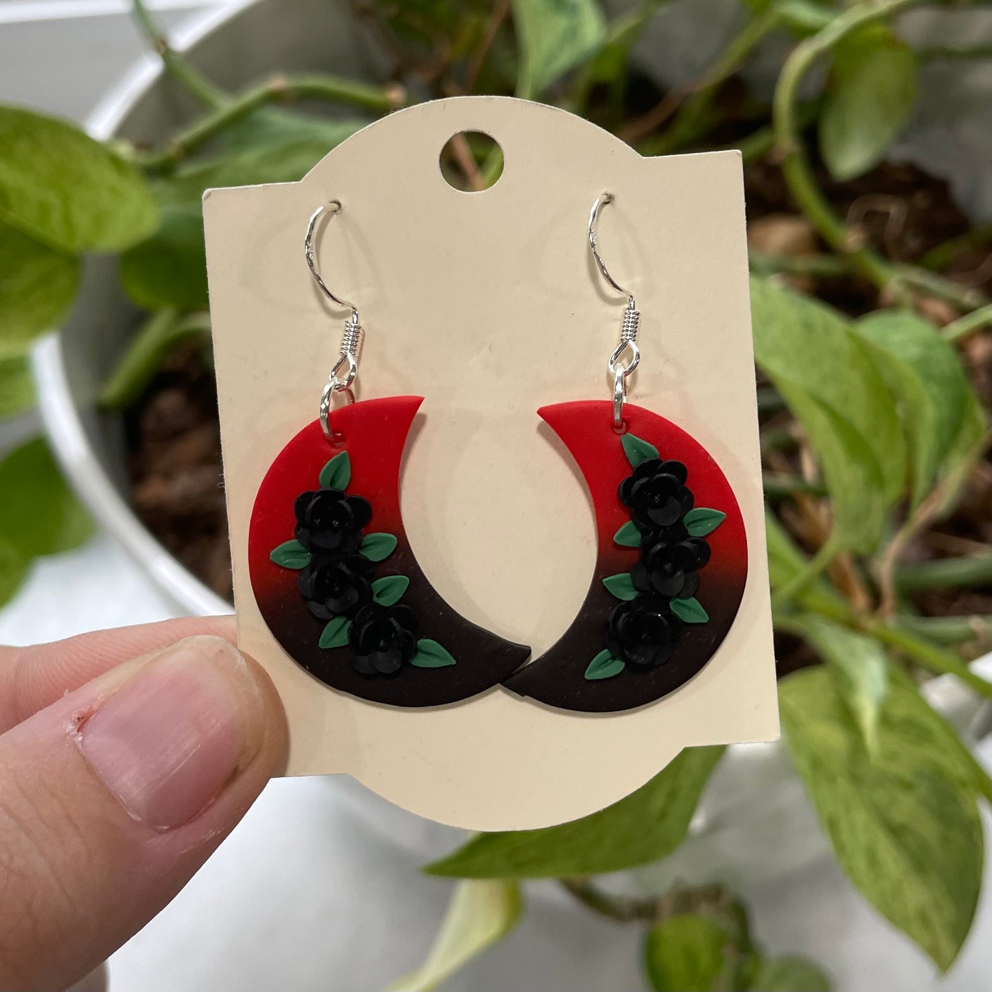Red Ombre Moons