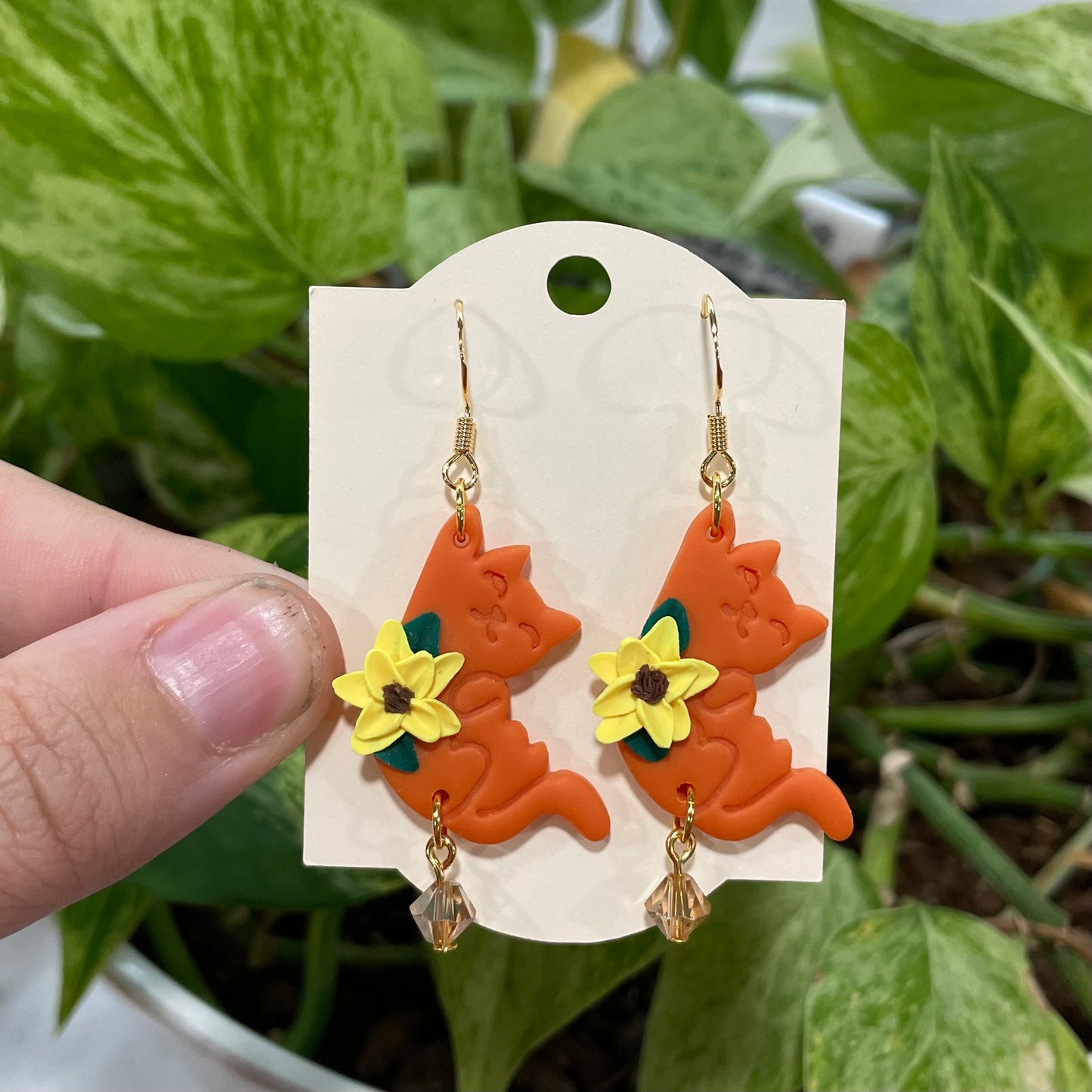 Orange Hanging Cats