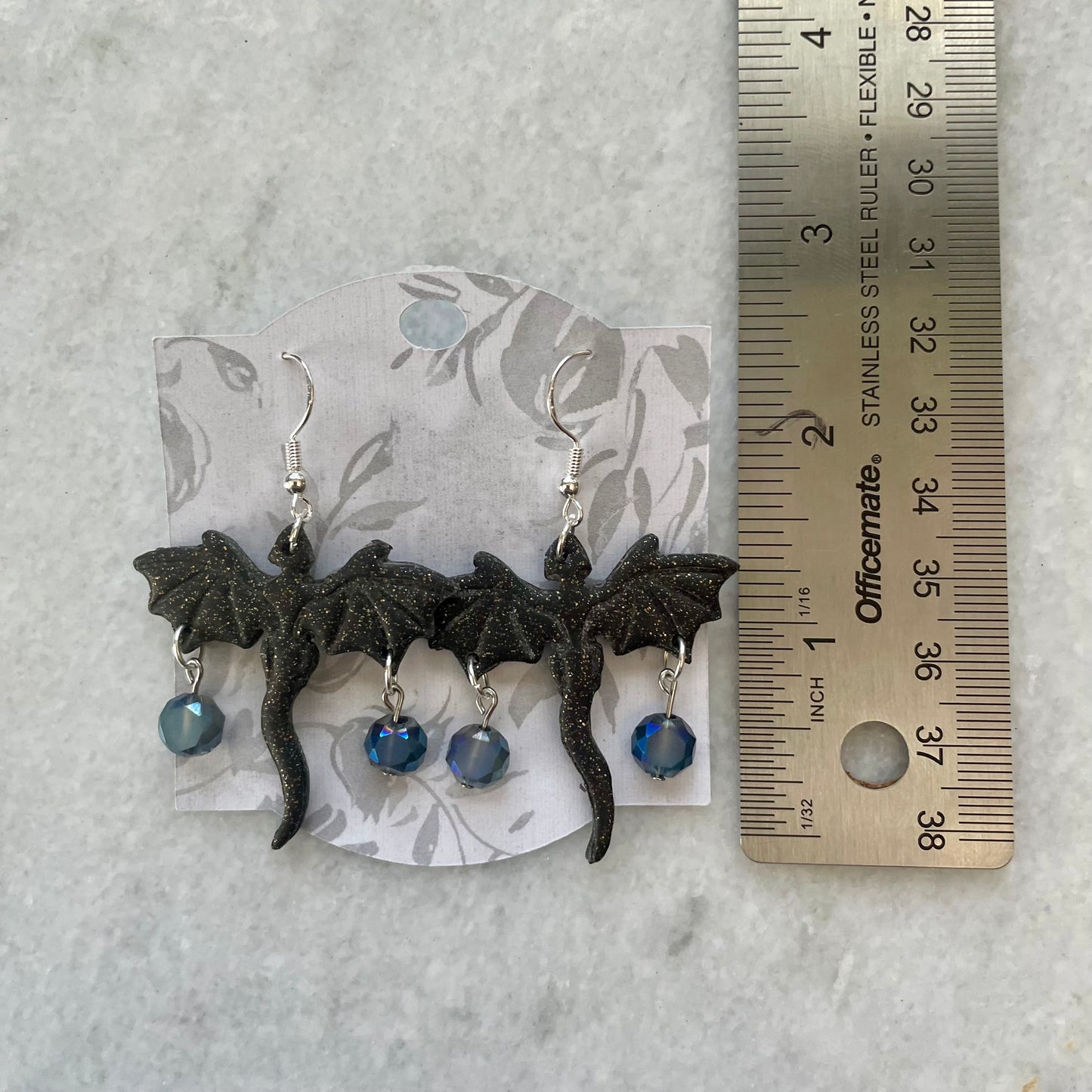 Black Sparkly Dragons