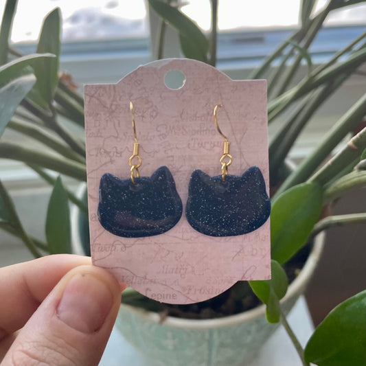 Blue Sparkly Cats
