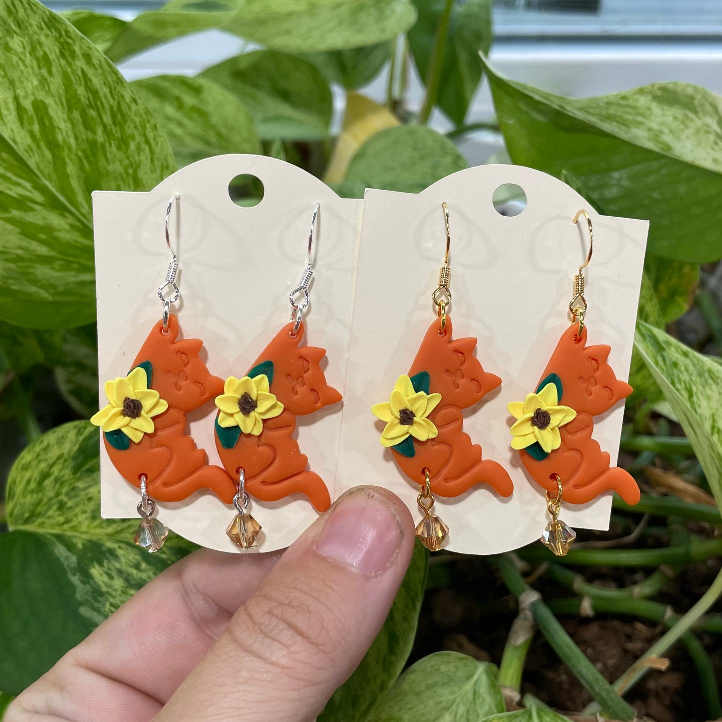 Orange Hanging Cats