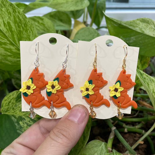 Orange Hanging Cats