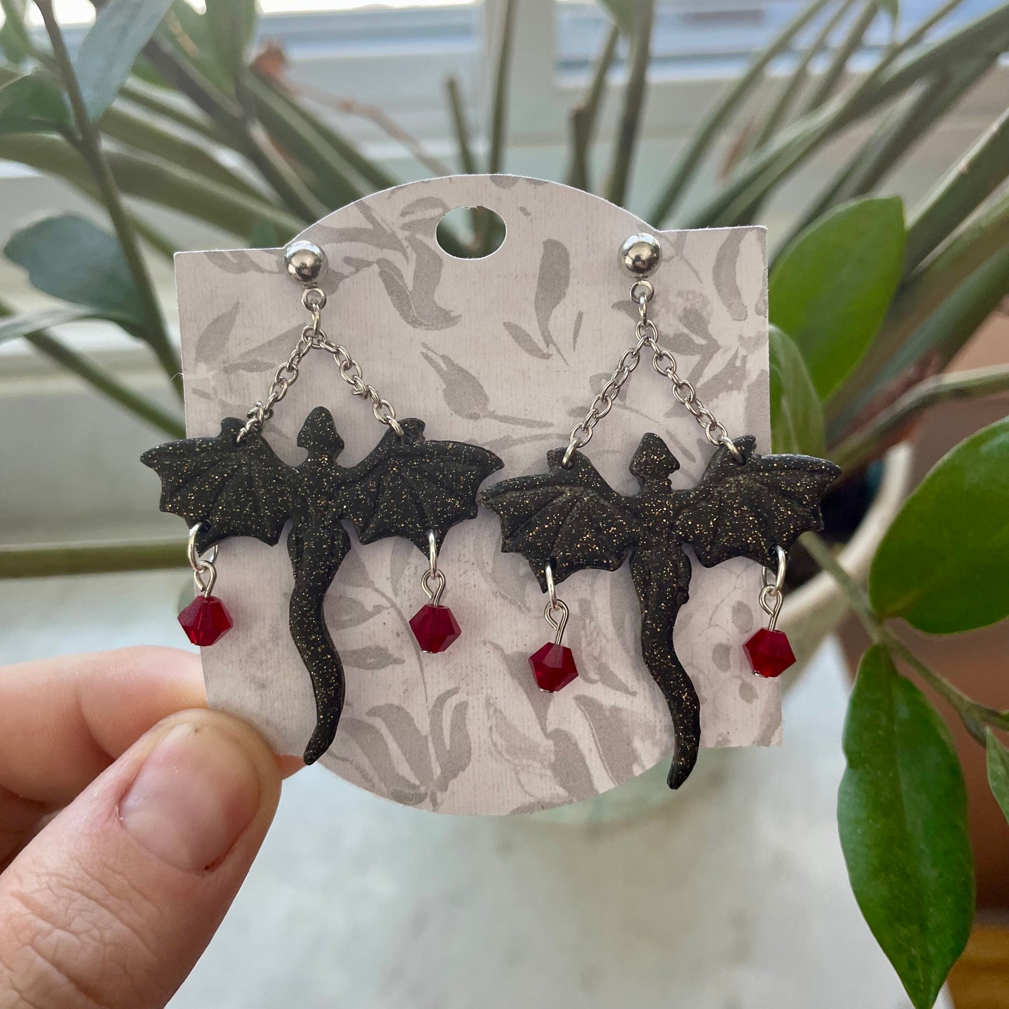 Black Sparkly Dragons