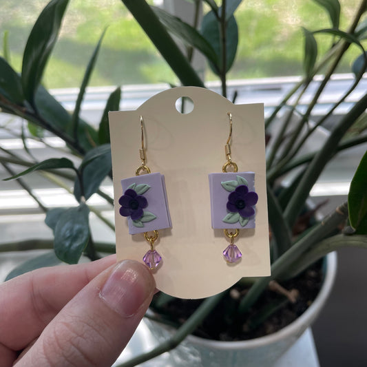 Purple Floral Books
