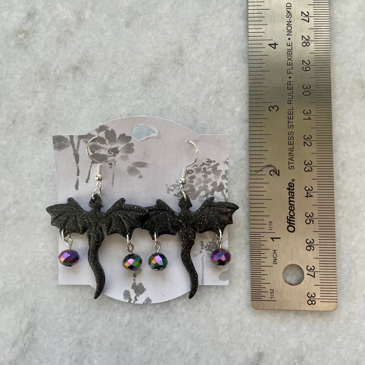 Black Sparkly Dragons