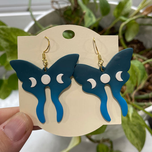 Blue Moon Moths