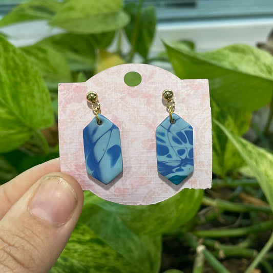 Swirls Blue Janis