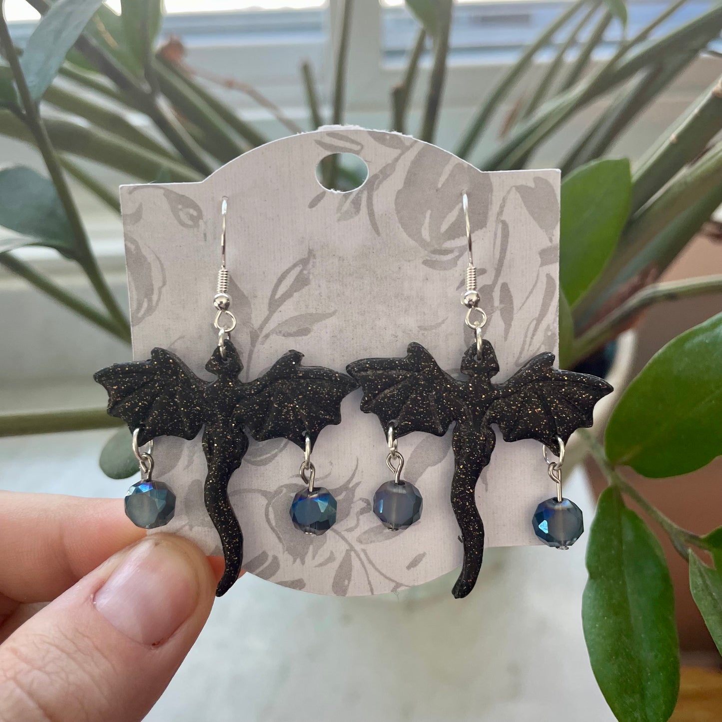 Black Sparkly Dragons