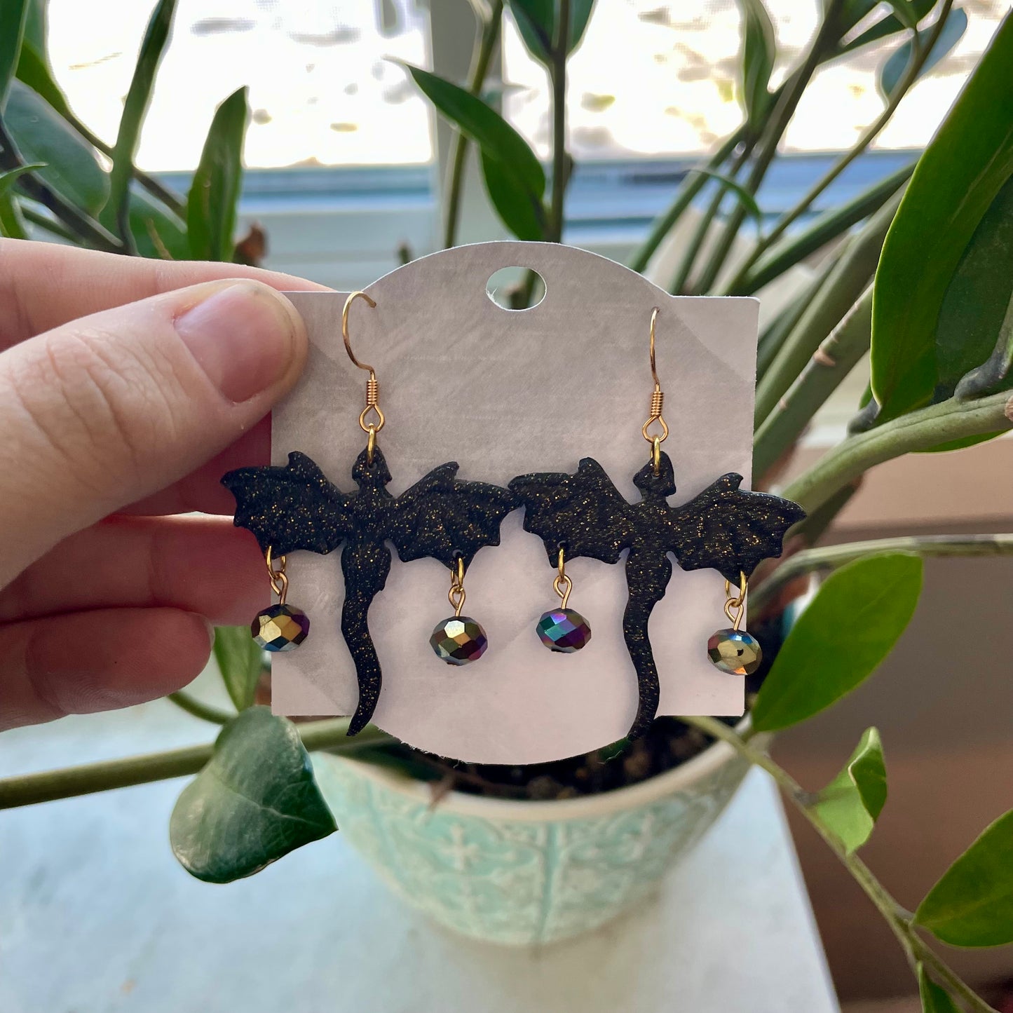 Black Sparkly Dragons