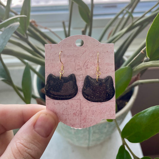 Black Sparkly Cats