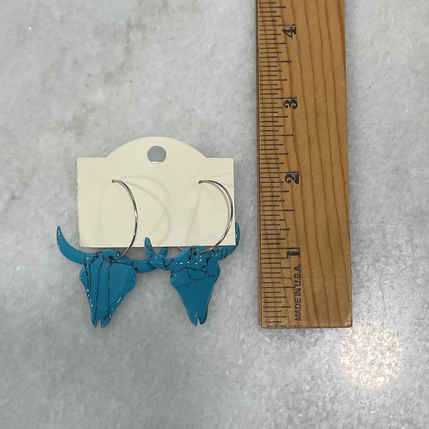 Blue Turquoise Longhorns