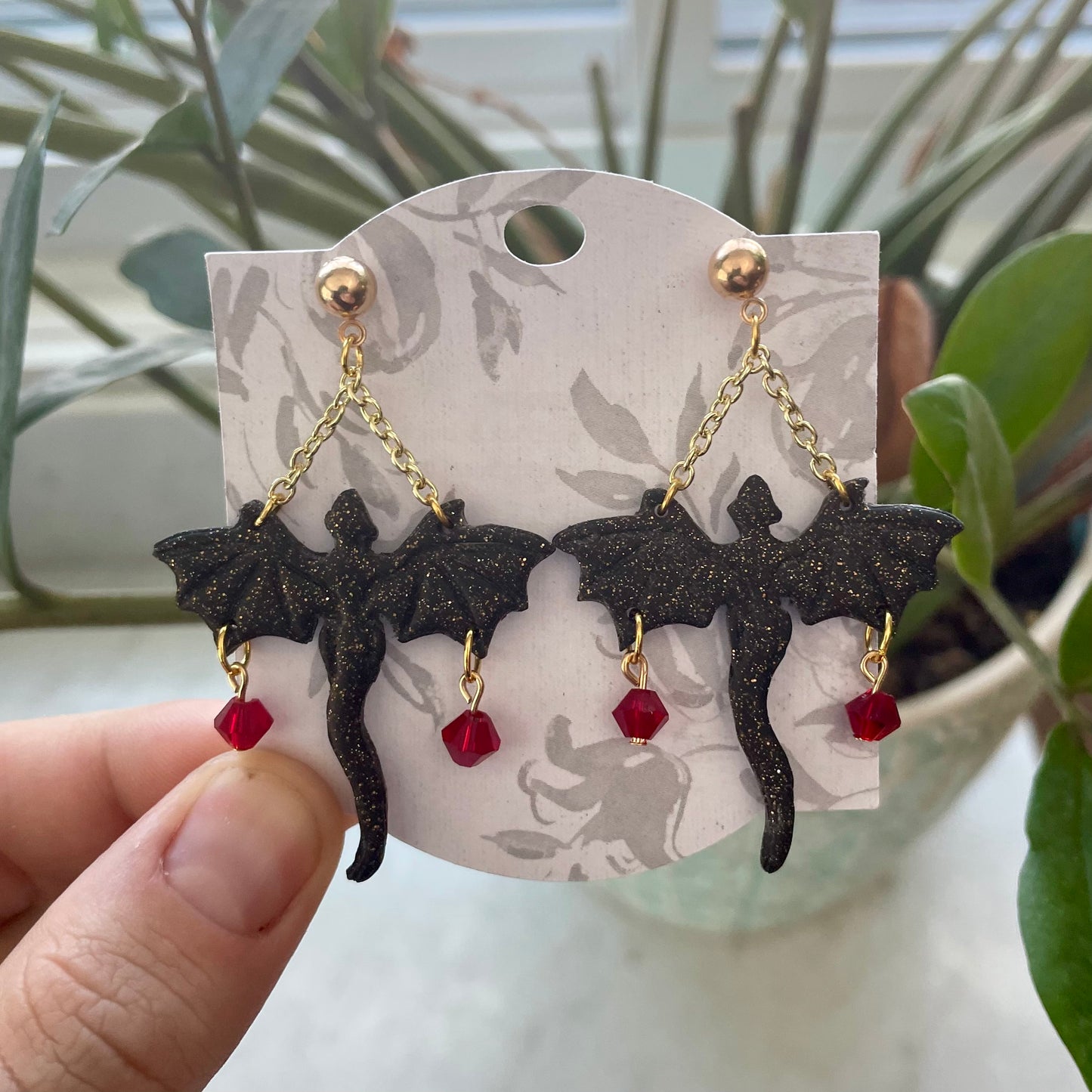 Black Sparkly Dragons