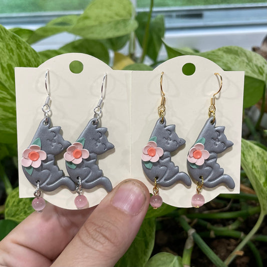 Grey Hanging Cats